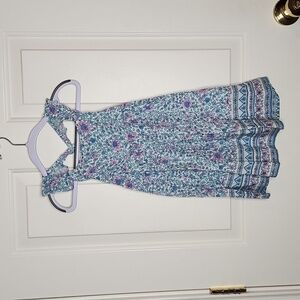 OshKosh B' Gosh Blue Purple Floral Sundress Size 3T